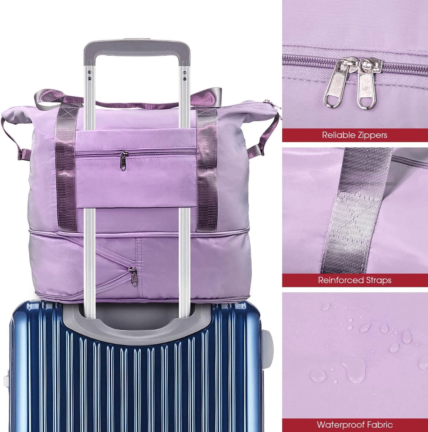 Sac de voyage extensible de grande capacité