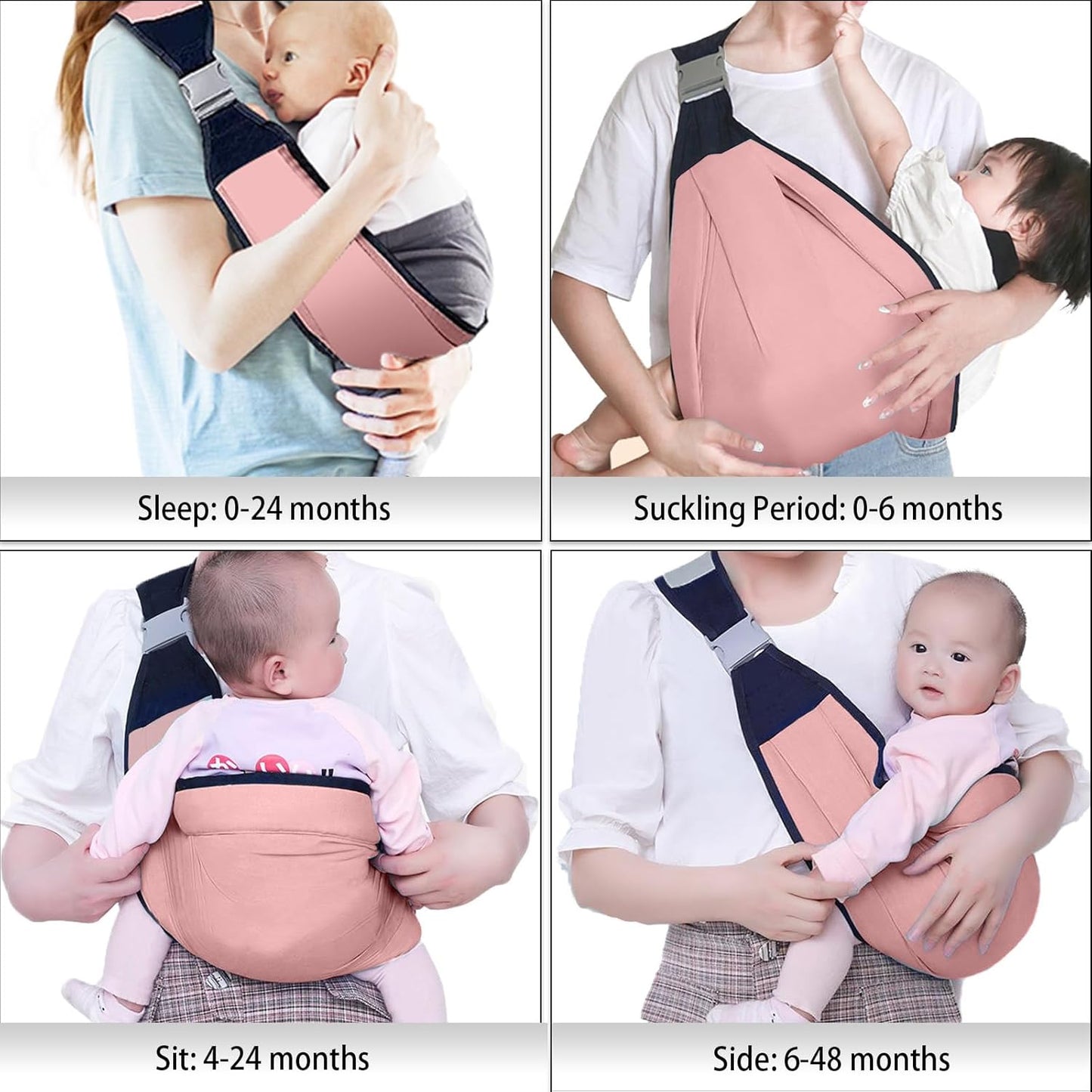 Porte bebe avec ceinture de soutien