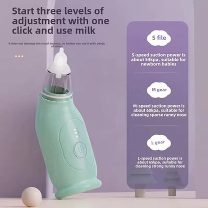 Mouche-Bébé Électrique Rechargeable USB – Aspirateur Nasal Bébé et Nourrisson Portable