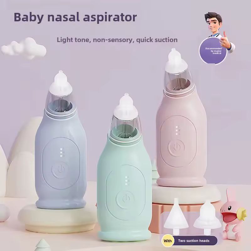 Mouche-Bébé Électrique Rechargeable USB – Aspirateur Nasal Bébé et Nourrisson Portable