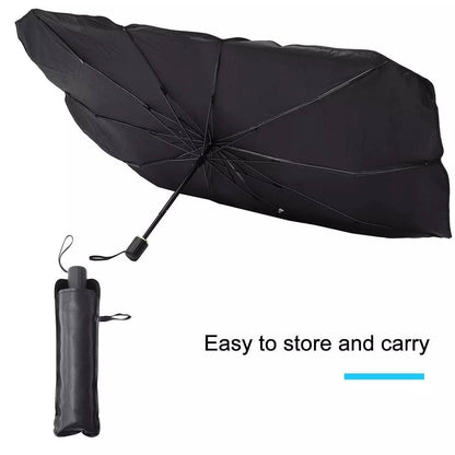 Pare-soleil voiture pliable type parapluie – Protection anti-chaleur UV