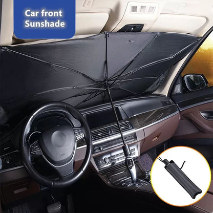 Pare-soleil voiture pliable type parapluie – Protection anti-chaleur UV