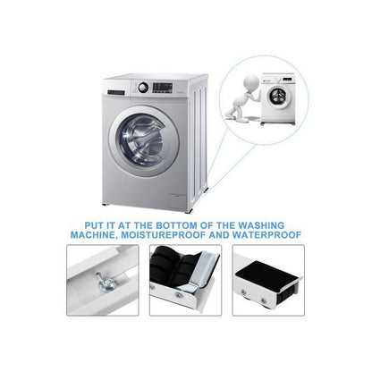 Support machine à laver & frigo avec rails et roulettes – Base extensible réglable