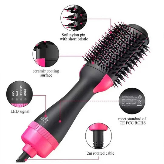 Brosse à air chaud en une étape