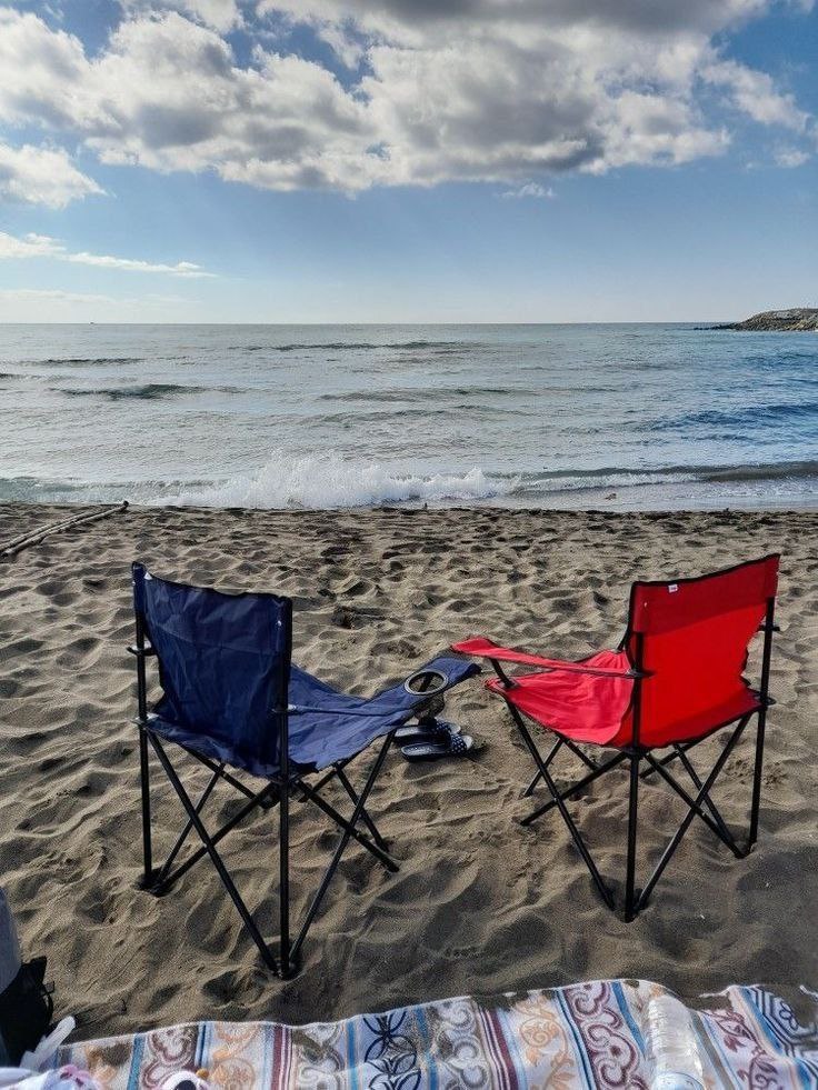 Chaise Pliante Camping Portable avec Porte-Gobelet et Sac de Transport