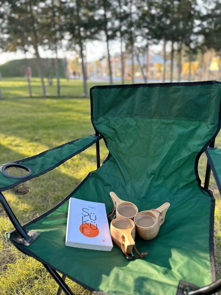Chaise Pliante Camping Portable avec Porte-Gobelet et Sac de Transport